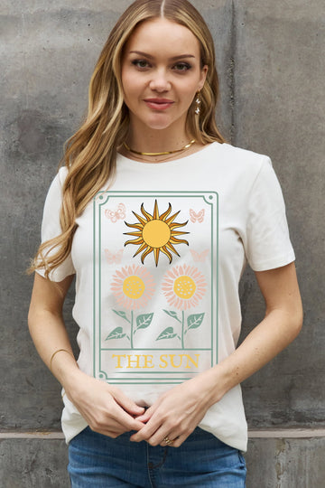 Simply Love Full Size THE SUN Graphic Cotton Tee