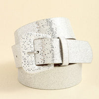 Glitter PU Leather Belt