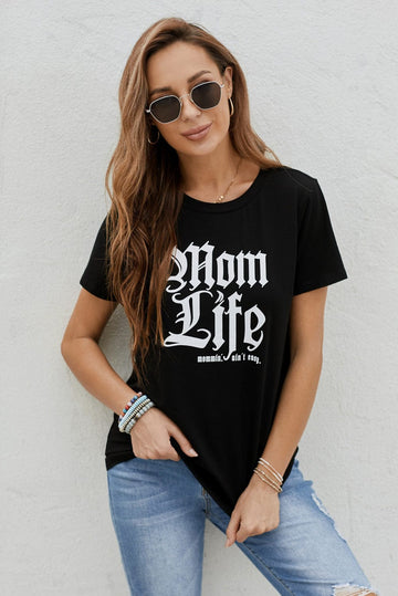 Aromel Apparel Top Black / 2XL Top-Mom Life Tee