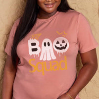 Simply Love Full Size BOO SQUAD Graphic Cotton T-Shirt