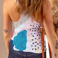 Printed Racerback Tank