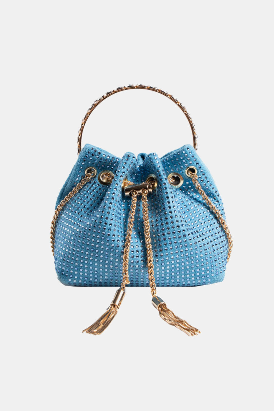 Glitter PVC Small Bucket Bag