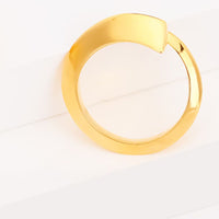 18K Gold-Plated Copper Bypass Ring