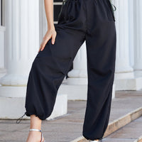 Drawstring Pants with Pockets