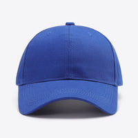 Plain Adjustable Cotton Baseball Cap