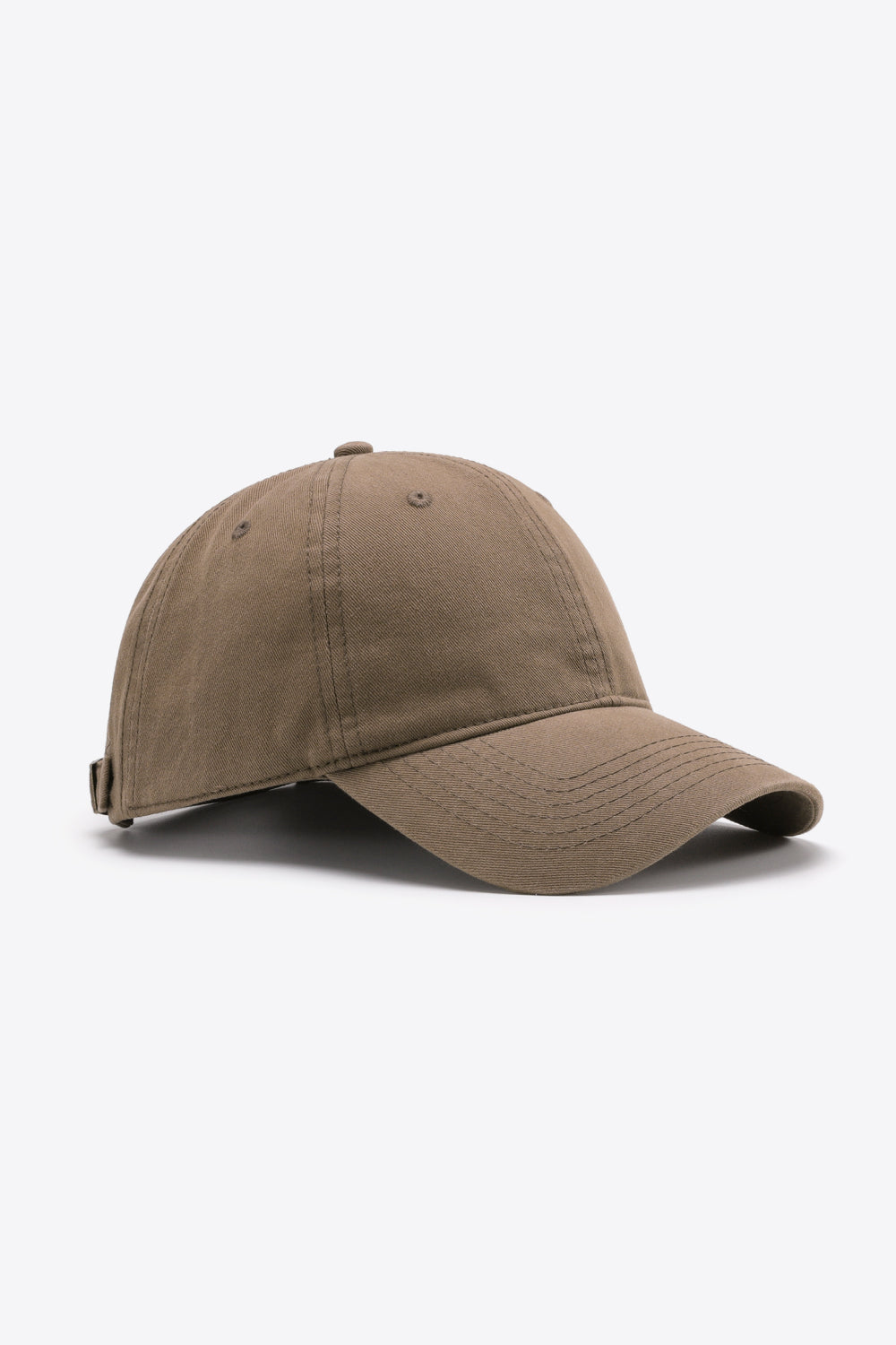 Plain Adjustable Cotton Baseball Cap