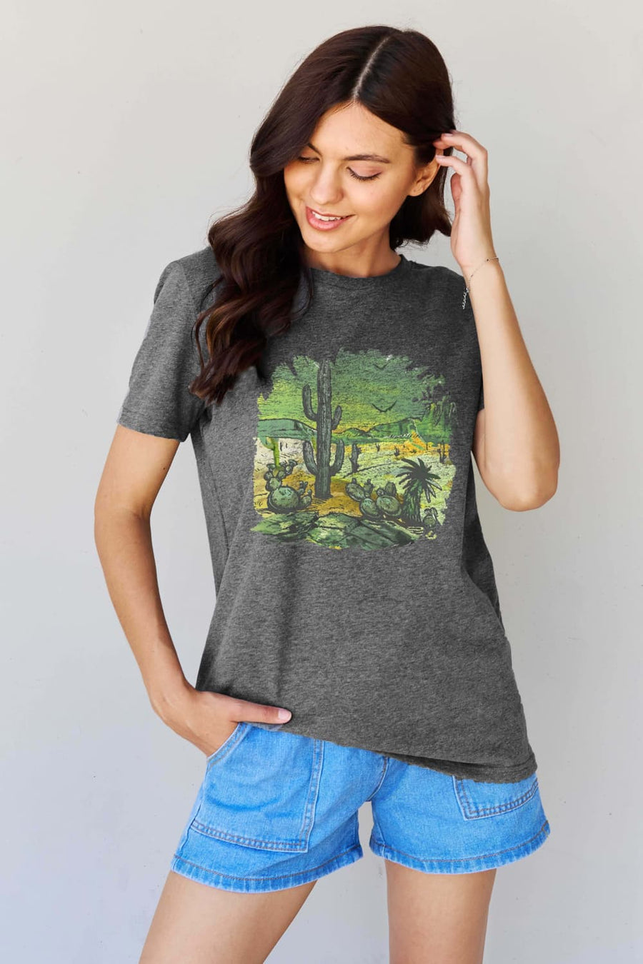 Simply Love Full Size Desert Graphic Cotton Tee