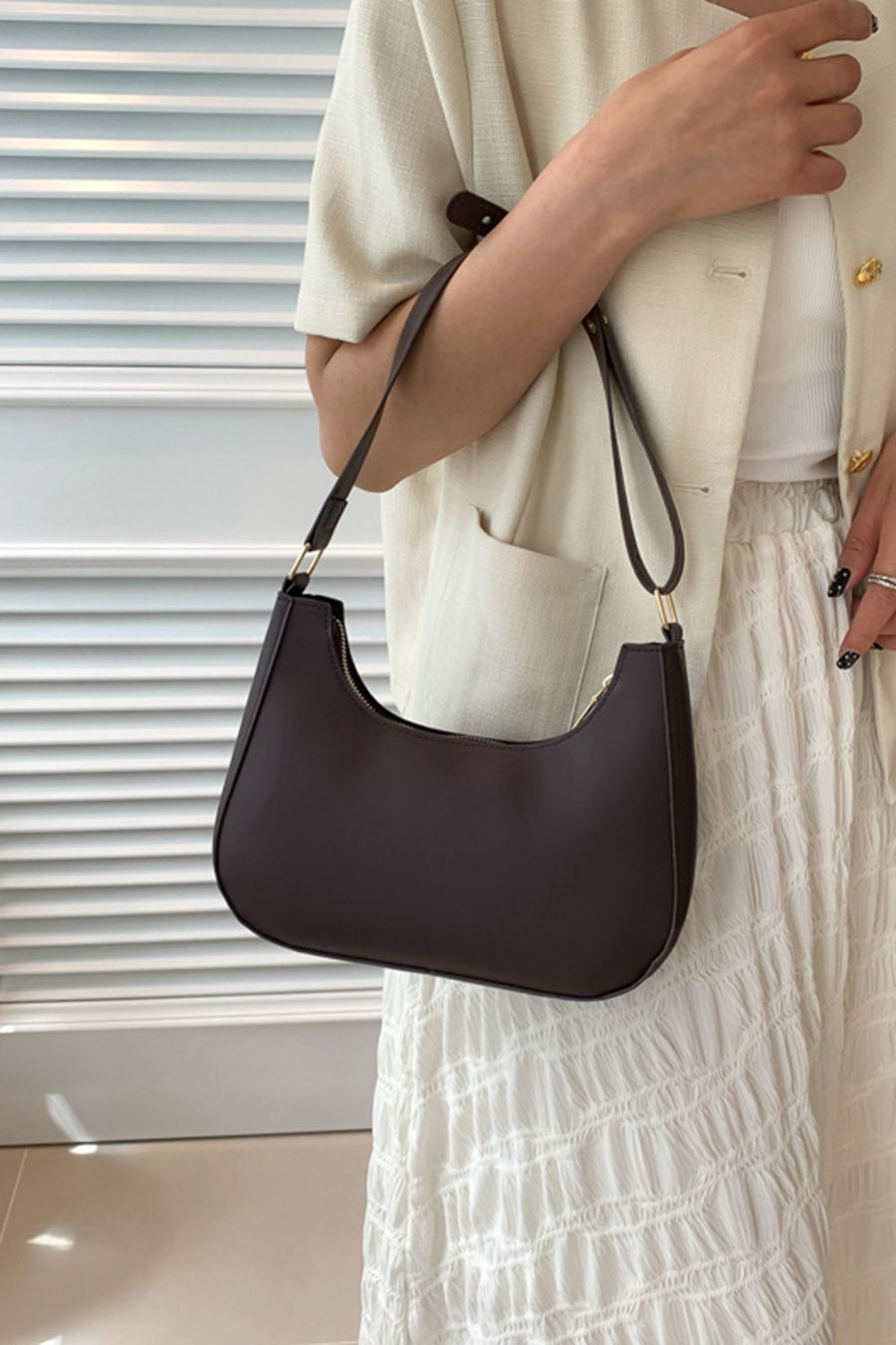 PU Leather Shoulder Bag