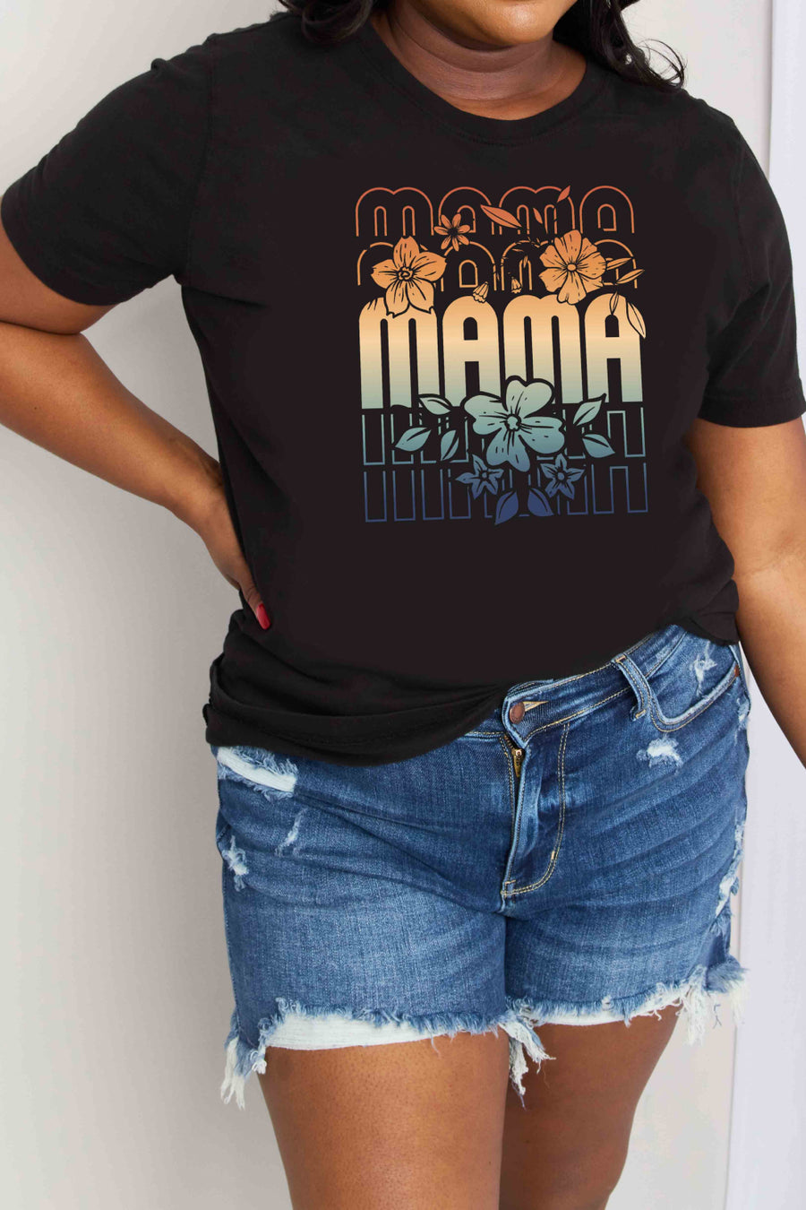 Simply Love Full Size MAMA Graphic Cotton T-Shirt