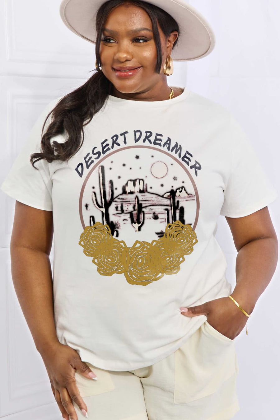 Simply Love Full Size DESERT DREAMER Graphic Cotton Tee