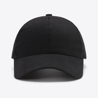 Plain Adjustable Cotton Baseball Cap