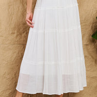 Sweet Lovely By Jen Places To Go Full Size Tiered Maxi Skirt