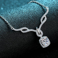 Right On Trend Moissanite Pendant Necklace