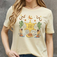 Simply Love Full Size WILD SPIRIT Graphic Cotton Tee