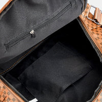 Printed PU Leather Backpack