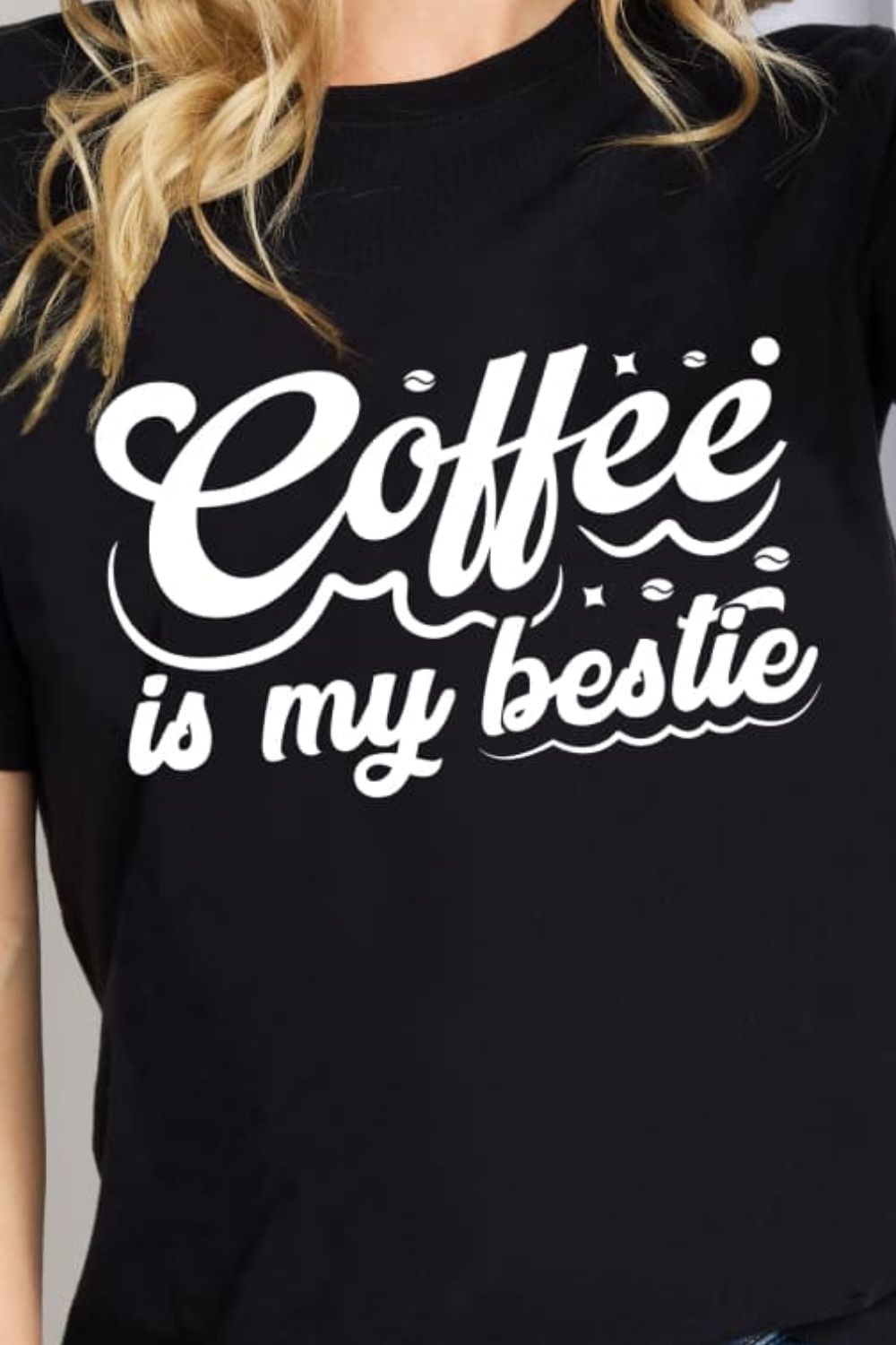 Simply Love Full Size COFFEE IS MY BESTIE Graphic Cotton T-Shirt