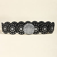 Vintage PU Leather Wide Belt