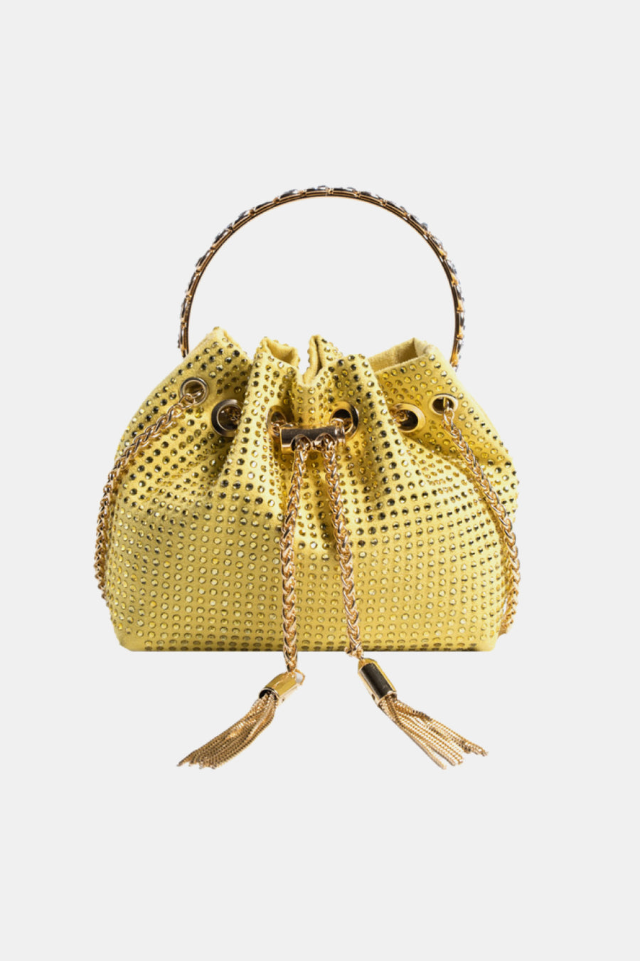 Glitter PVC Small Bucket Bag