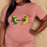 Simply Love Full Size Avocado Graphic Cotton T-Shirt