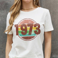 Simply Love Full Size 1973 Graphic Cotton Tee