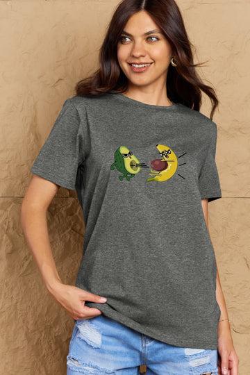 Simply Love Full Size Avocado Graphic Cotton T-Shirt