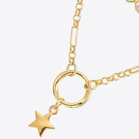 Zircon Star Pendant Necklace