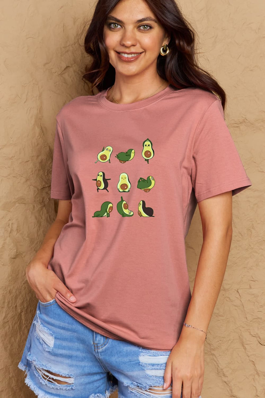 Simply Love Full Size Avocado Graphic Cotton T-Shirt