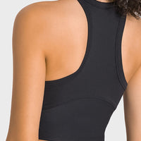 Racerback Cropped Sports Tank