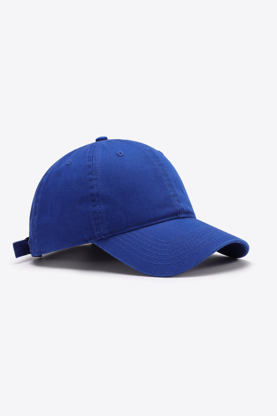 Plain Adjustable Cotton Baseball Cap