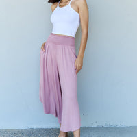 ODDI Full Size Wide Leg Palazzo Pants in Lavender