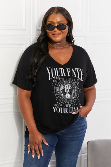 Sew In Love Your Fate Is In Your Hand Full Size Graphic Top