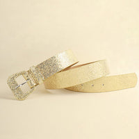 Glitter PU Leather Belt