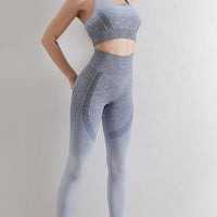 Gradient Sports Bra and Leggings Set