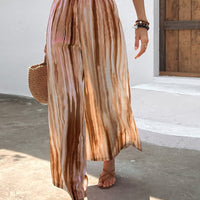 Striped High Waist Wide Leg Pants