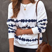 Tie-Dye Drop Shoulder Sweatshirt