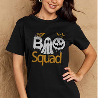 Simply Love Full Size BOO SQUAD Graphic Cotton T-Shirt