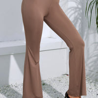 High Waist Long Flare Pants