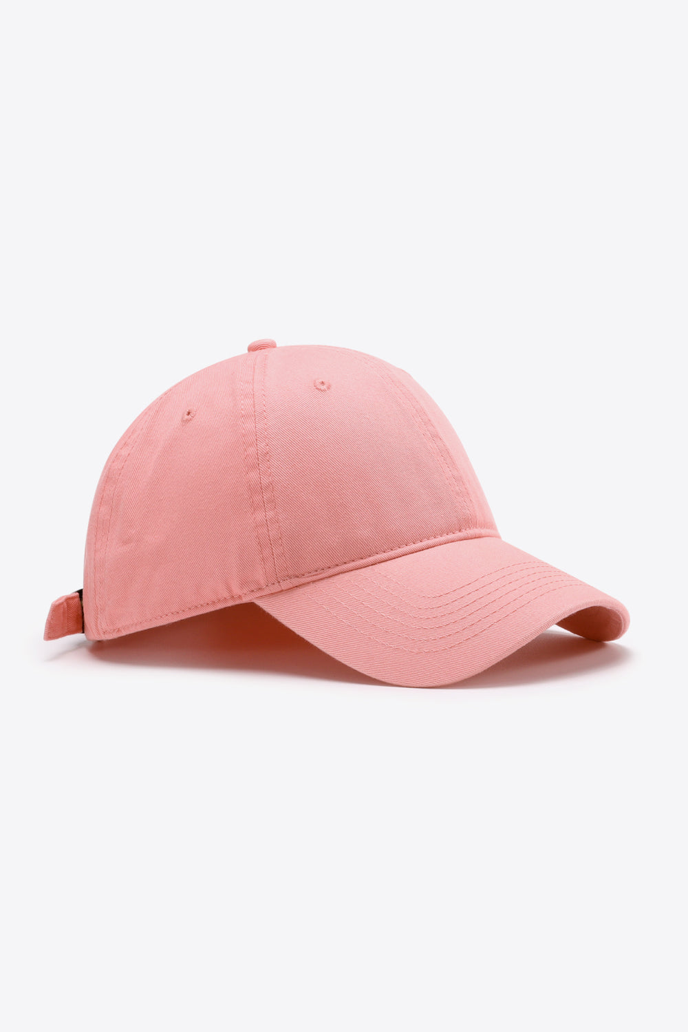 Plain Adjustable Cotton Baseball Cap