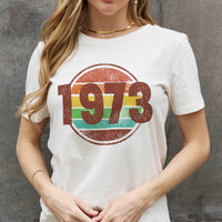 Simply Love Full Size 1973 Graphic Cotton Tee