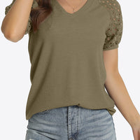 Short Sleeve V-Neck Tee