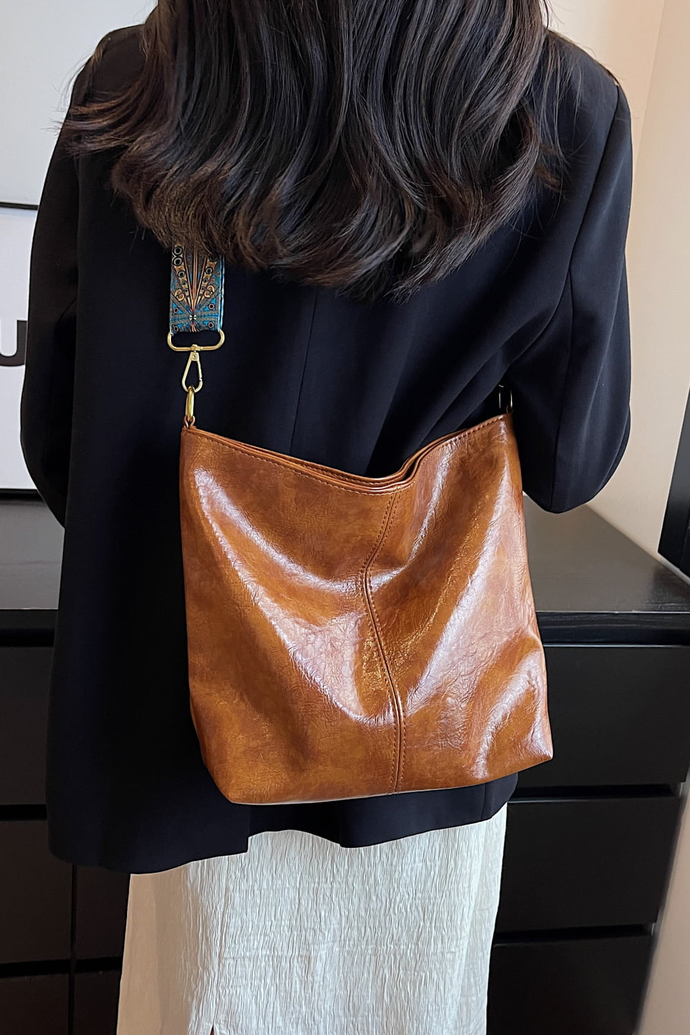 PU Leather Shoulder Bag