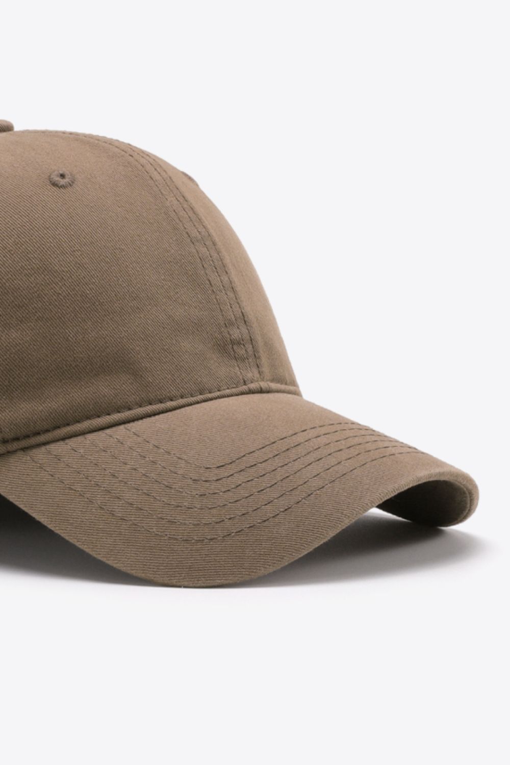 Plain Adjustable Cotton Baseball Cap