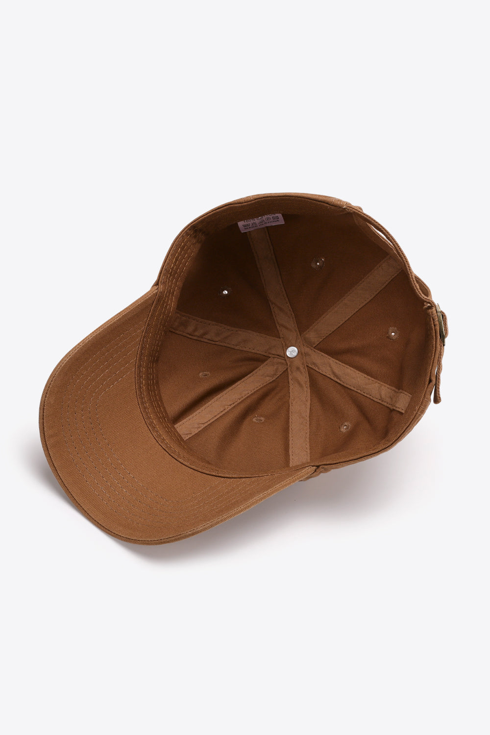 Plain Adjustable Cotton Baseball Cap