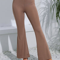 High Waist Long Flare Pants