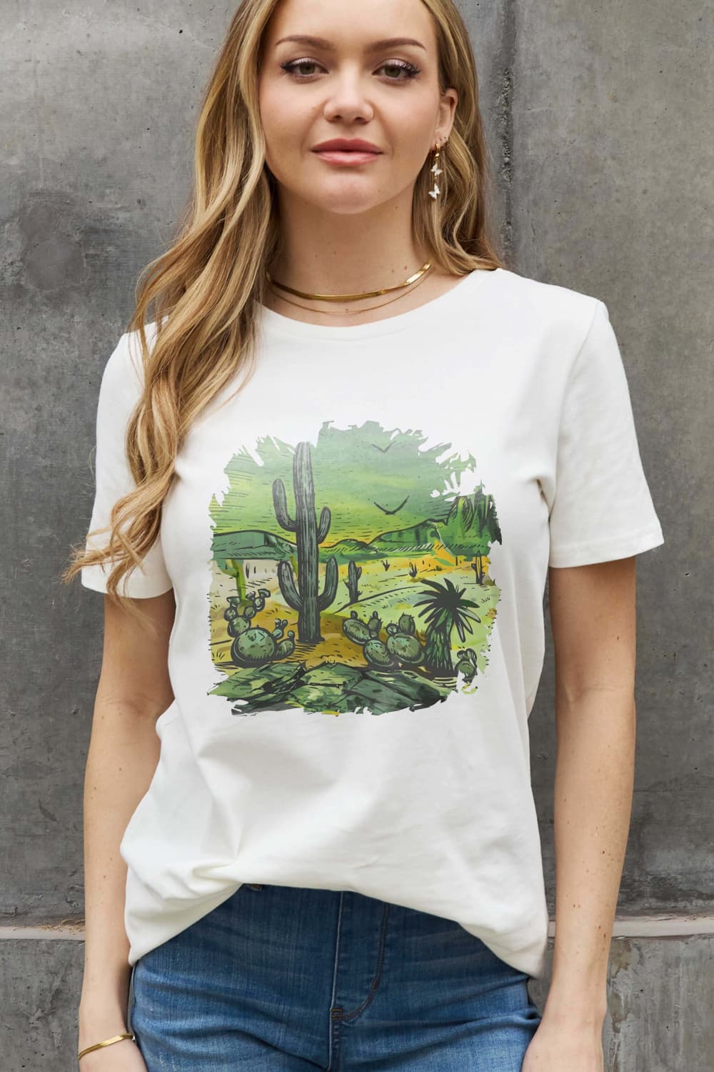 Simply Love Full Size Desert Graphic Cotton Tee