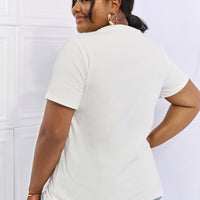 Simply Love Full Size Round Neck Graphic Cotton Tee