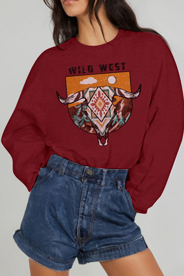 Simply Love Full Size WILD SOUL Graphic Sweatshirt