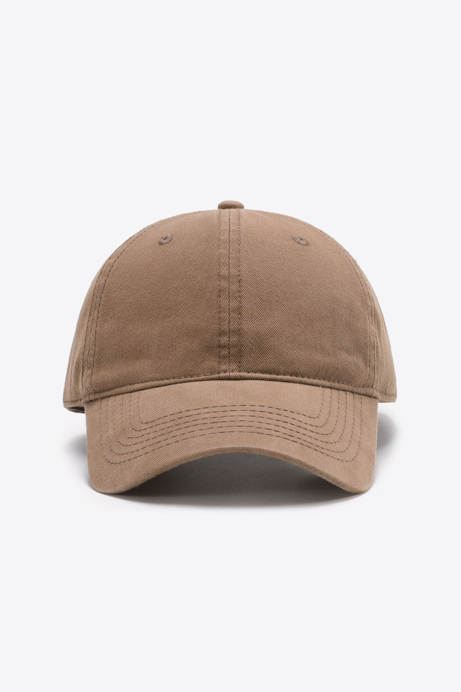 Plain Adjustable Cotton Baseball Cap