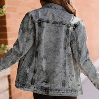 Shape Code RBS Denim Denim-Acid Wash Distressed Jacket