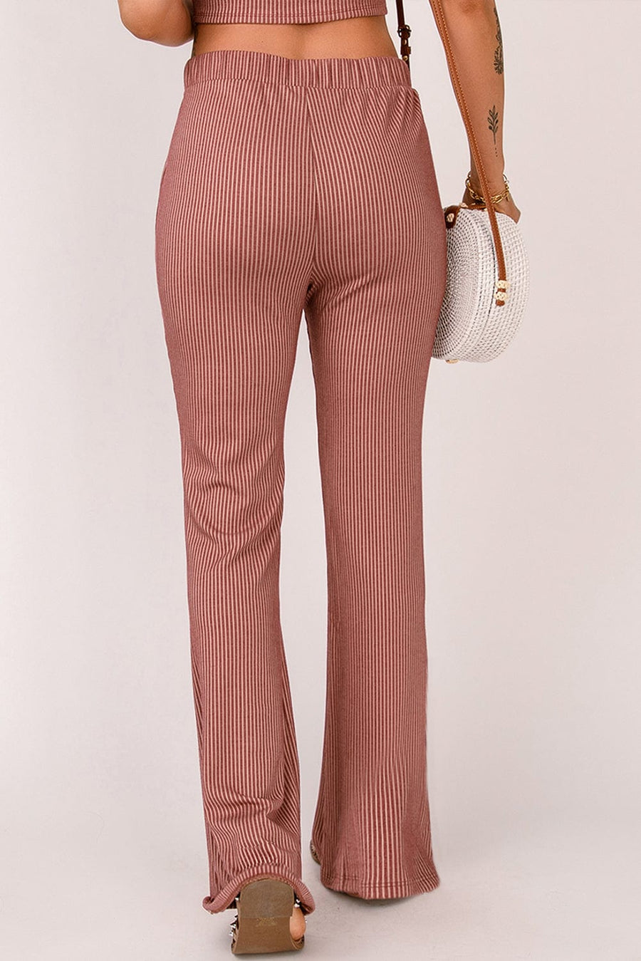 Shape Code TBS Pants Pinstripe Wide Leg Pants